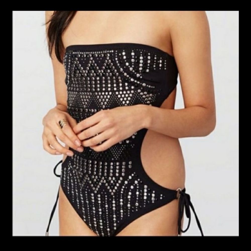 RACHEL ROY BY MELLISA ODABASH BLACK BATHIN…